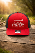 Red Clay Hat Co Dog Logo Red/Black