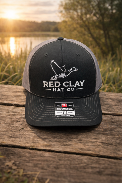 Red Clay Hat Co Duck Black/Gray
