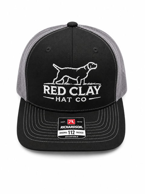 Red Clay Hat Co Dog Logo Black/Gray