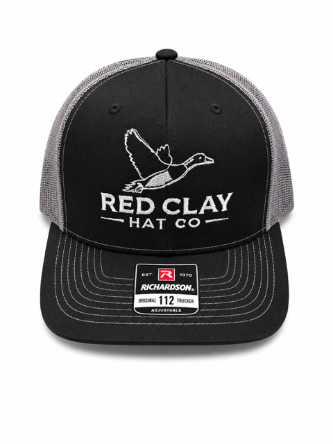 Red Clay Hat Co Duck Black/Gray